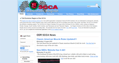 Desktop Screenshot of odr-scca.org